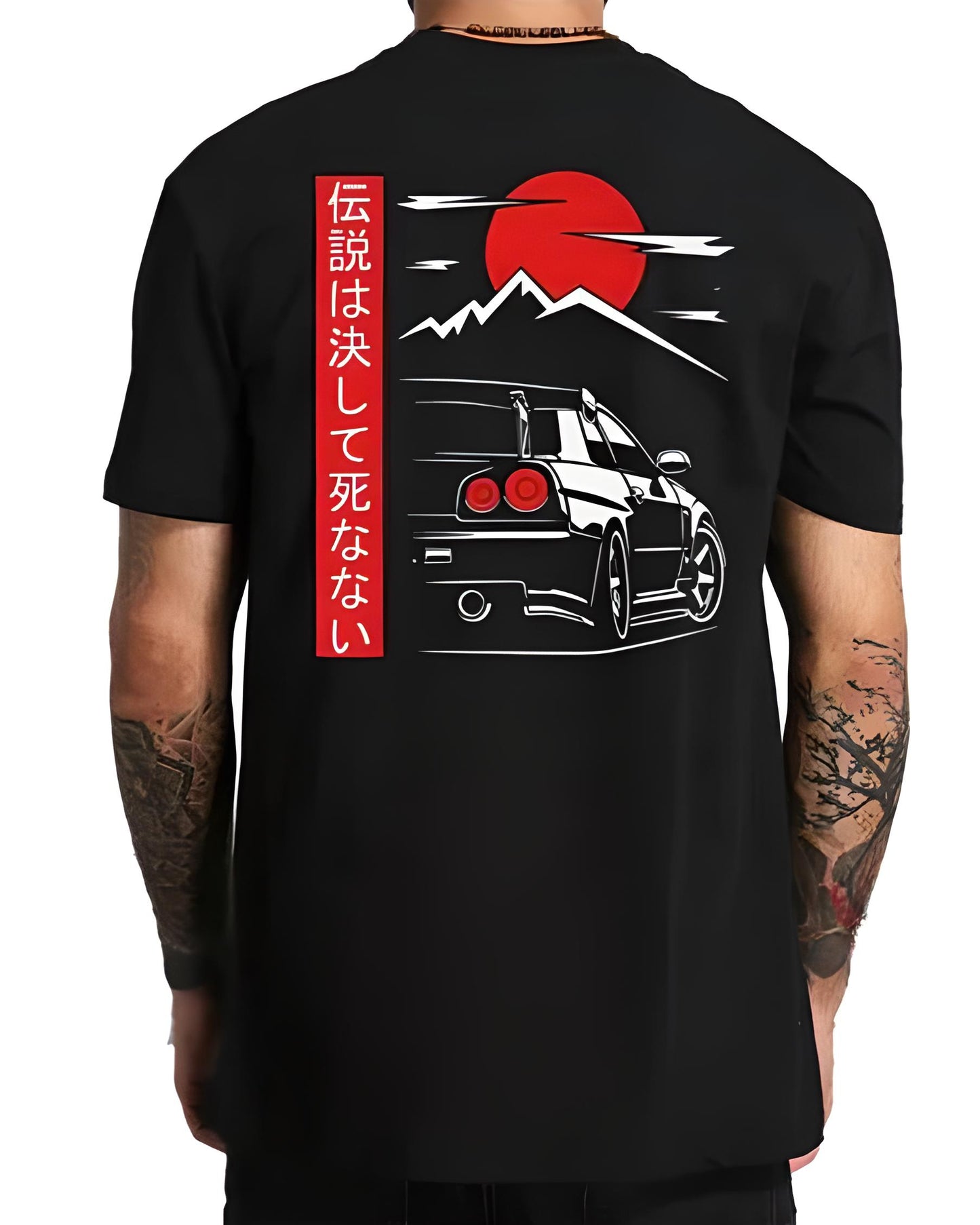 Motor Clothes Shirt Japan Car R34